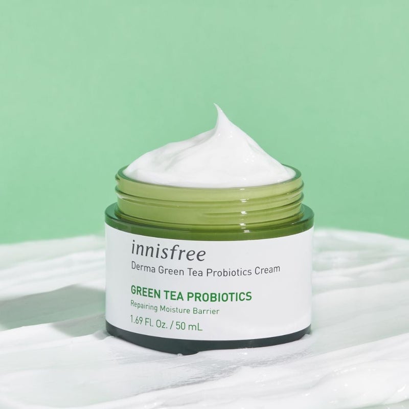 Innisfree Derma Green Tea Probiotics Cream 50ml