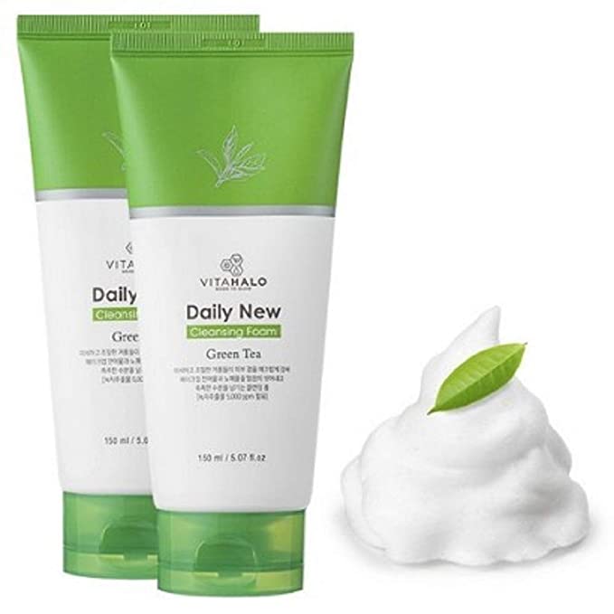 Vitahalo Daily New Jeju Green Tea Foam Cleansing